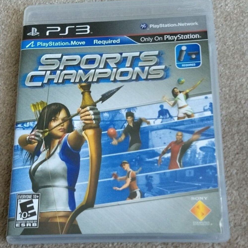 Sports Champions PlayStation 3 PS3 Video Game Complete Very Good, Tested